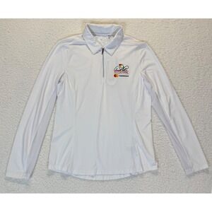 Nivo Arnold Palmer Invitational‎ Golf White Long Sleeve Pullover Womens M/M, NWT